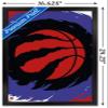 Trends International NBA Toronto Raptors - Logo 20 Wall Poster, 22.4L x 14.7W, Black Framed Version view 3