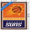 Trends International NBA Phoenix Suns - Logo 20 Wall Poster, 22.4L x 14.7W, Mahogany Framed Version view 3