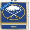 Trends International NHL Buffalo Sabres - Logo 20 Wall Poster, 34L x 22.4W, Gold Framed Version view 3