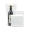 Wine Bottle Doggy Bag 100 Pack: Carryout Adhesive Seal Tamper Proof Travel Bags for Restaurants, Bars, and Dinner Parties (Clear), clear, 7.7 x 6.7 x 2.4 inches view 1