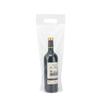 Wine Bottle Doggy Bag 100 Pack: Carryout Adhesive Seal Tamper Proof Travel Bags for Restaurants, Bars, and Dinner Parties (Clear), clear, 7.7 x 6.7 x 2.4 inches view 2