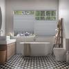 BlindsAvenue Cordless Top Down Bottom Up Cellular Honeycomb Shade, 9/16" Single Cell, Blackout, Gray Sheen, Size: 27" W x 48" H view 2