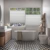 BlindsAvenue Cordless Top Down Bottom Up Cellular Honeycomb Shade, 9/16" Single Cell, Blackout, White, Size: 27" W x 48" H view 2