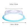 Cabilock 5pcs Stackable Food Freshness Preservation Covers Lightweight Vacuum Sealing Lids for Leftovers Easy to Clean and Space-saving Kitchen Tool Random Colors view 3
