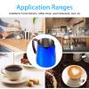 13.5 Oz Frothing Pitcher, Coffee Frother Jug Cup 304 Stainless Steel Latte Art Steaming Pitchers for Home Office Shop Milk Espresso view 3