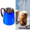 13.5 Oz Frothing Pitcher, Coffee Frother Jug Cup 304 Stainless Steel Latte Art Steaming Pitchers for Home Office Shop Milk Espresso view 4