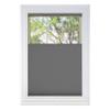 BlindsAvenue Cordless Top Down Bottom Up Cellular Honeycomb Shade, 9/16" Single Cell, Blackout, Anthracite, Size: 27.5" W x 48" H view 1