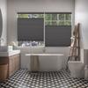 BlindsAvenue Cordless Top Down Bottom Up Cellular Honeycomb Shade, 9/16" Single Cell, Blackout, Anthracite, Size: 27.5" W x 48" H view 2