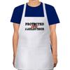 Makoroni - PROTECTED BY A LAKELAND TERRIER Dog Pet Apron Adjustable Kitchen Chef Apron with 2 Pockets Cooking Baking, DesF35 view 1