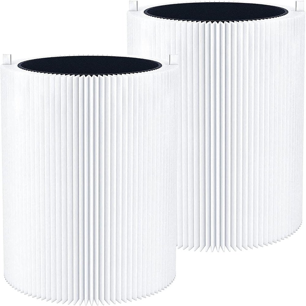 Laukowind Replacement Filters for Blueair Blue Pure 411 411+ Auto Mini - Parts with Silent Activated Carbon, Fit for Cleaner Pet Filter - 2 Pack