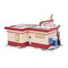 Department 56, Ceramic, Snow Village Reindeer Gas Station Lit Building, 6.42 Inch, Multicolor view 2