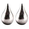 2pcs Reusable Water Drop Shape Chilling Stones Stainless Steel for Wine and Whiskey Keep Drinks Cool Without for All Occasions view 1