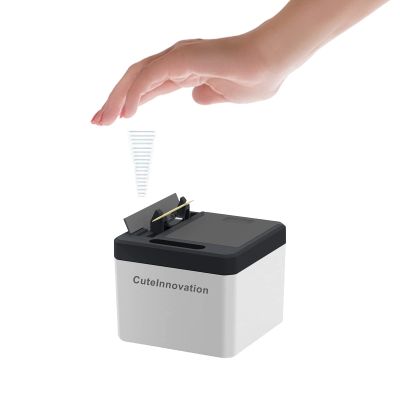 Innovation Automatic Auto Toothpick Dispenser, Smart Toothpick Holder Box, Infrared Sensor Toothpick Box for Home Restaurant Office (White)