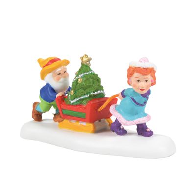 Department 56 North Pole Village Just in Time for Christmas Figurine, 1.57 Inch, Multicolor