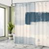 Ambesonne Abstract Shower Curtain, Abstract Grunge Style Brushstrokes Painting Contemporary Illustration, Cloth Fabric Bathroom Decor Set with Hooks, 69" W x 70" L, Blue Grey view 4