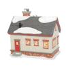 Department 56 Ceramic Snow Village The Peanuts House Lit Building and Accessories Set, 7.44 Inch, Multicolor view 3