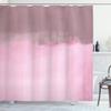 Ambesonne Abstract Shower Curtain, Grunge Street Style Painting Brush Print Ombre Design Illustration, Cloth Fabric Bathroom Decor Set with Hooks, 84" Long Extra, Baby Pink view 1