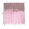 Ambesonne Abstract Shower Curtain, Grunge Street Style Painting Brush Print Ombre Design Illustration, Cloth Fabric Bathroom Decor Set with Hooks, 84" Long Extra, Baby Pink view 3
