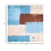Ambesonne Abstract Shower Curtain, Abstract Grunge Style Brushstrokes Painting Contemporary Illustration, Cloth Fabric Bathroom Decor Set with Hooks, 84" Long Extra, Azure Blue view 3