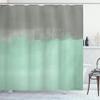Ambesonne Abstract Shower Curtain, Grunge Street Style Painting Brush Print Ombre Design Illustration, Cloth Fabric Bathroom Decor Set with Hooks, 69" W x 75" L, Mint Green view 1