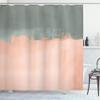 Ambesonne Abstract Shower Curtain, Grunge Street Style Painting Brush Print Ombre Design Illustration, Cloth Fabric Bathroom Decor Set with Hooks, 69" W x 70" L, Dark Sea view 1