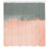 Ambesonne Abstract Shower Curtain, Grunge Street Style Painting Brush Print Ombre Design Illustration, Cloth Fabric Bathroom Decor Set with Hooks, 69" W x 70" L, Dark Sea view 2