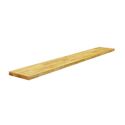 BenchPro Floating Shelf Wall Mounted Solid Butcherblock Shelf 8" Depth x 60" Length x 1" Thick Highest Grade Lumber - No Knots or Back Areas