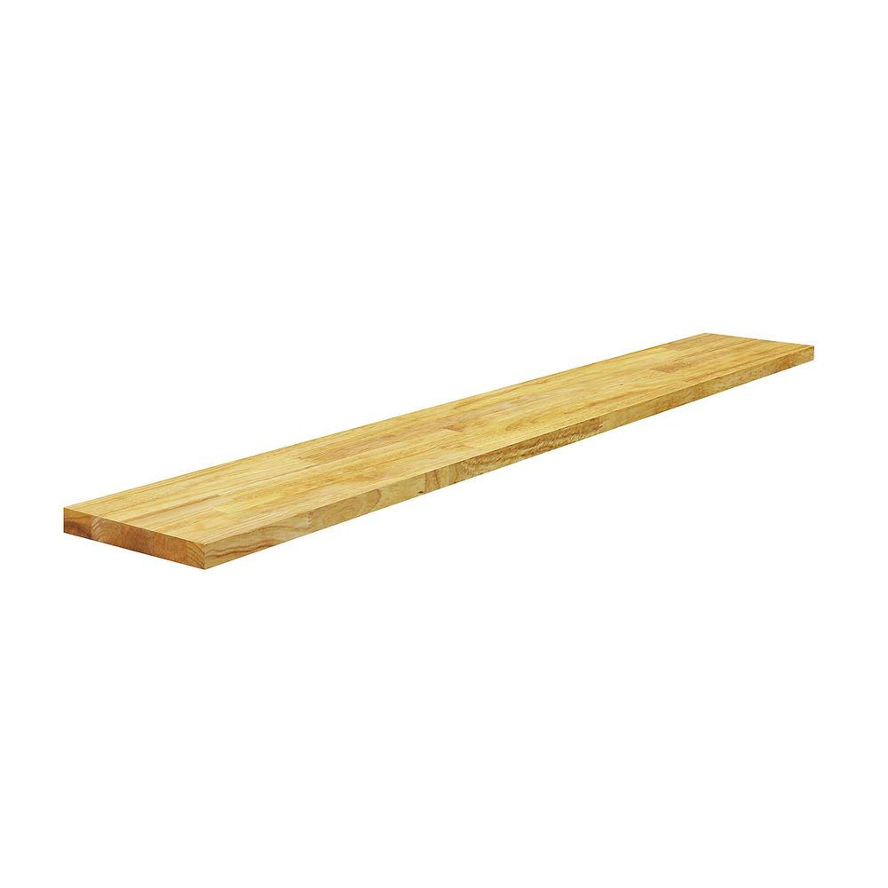BenchPro Floating Shelf Wall Mounted Solid Butcherblock Shelf 8" Depth x 60" Length x 1" Thick Highest Grade Lumber - No Knots or Back Areas