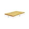 BenchPro Floating Shelf Wall Mounted Solid Butcherblock Shelf 15" Depth x 36" Length x 1" Thick Highest Grade Lumber - No Knots or Back Areas view 2