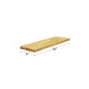 BenchPro Floating Shelf Wall Mounted Solid Butcherblock Shelf 8" Depth x 36" Length x 1" Thick Highest Grade Lumber - No Knots or Back Areas view 2