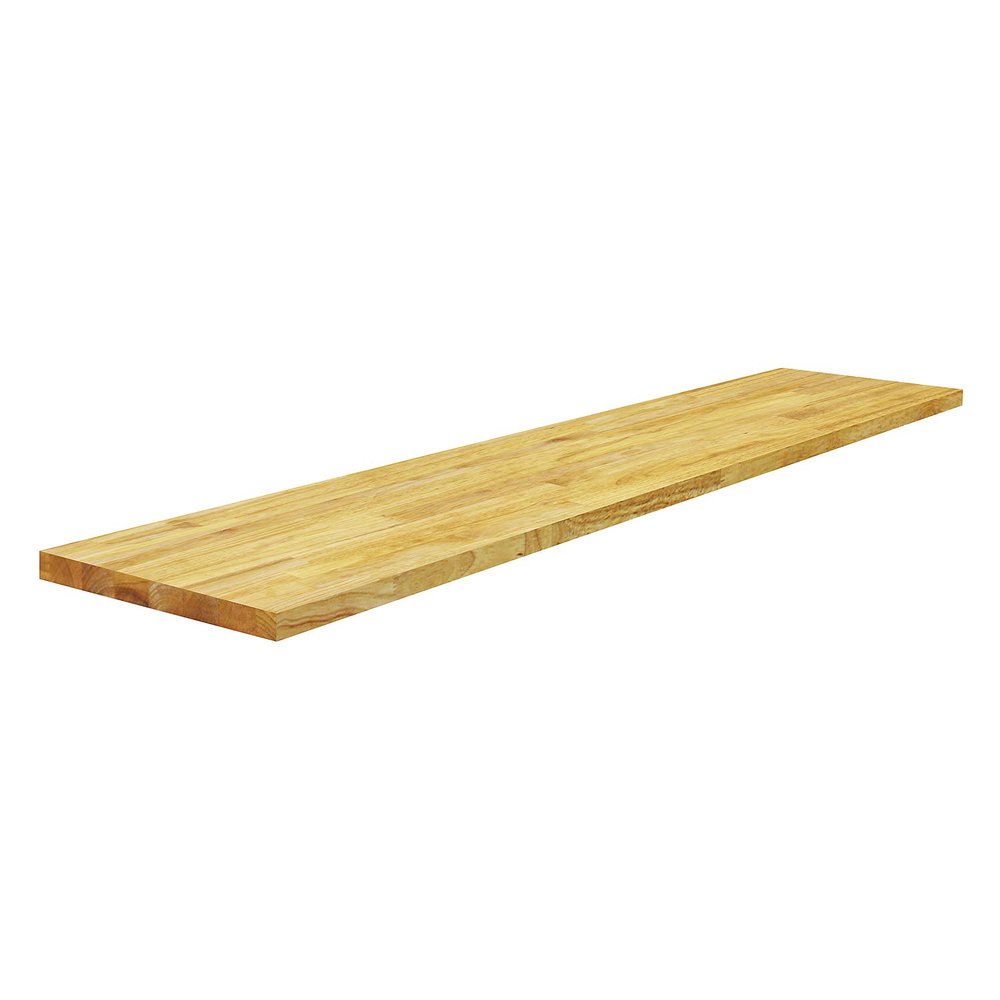 BenchPro Floating Shelf Wall Mounted Solid Butcherblock Shelf 12" Depth x 60" Length x 1" Thick Highest Grade Lumber - No Knots or Back Areas