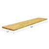 BenchPro Floating Shelf Wall Mounted Solid Butcherblock Shelf 12" Depth x 60" Length x 1" Thick Highest Grade Lumber - No Knots or Back Areas view 2