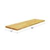BenchPro Floating Shelf Wall Mounted Solid Butcherblock Shelf 12" Depth x 48" Length x 1" Thick Highest Grade Lumber - No Knots or Back Areas view 2