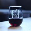 Bevvee Penguin Family - Stemless Wine Glass - Mom, Dad, Baby Penguin Themed Gifts and Decor - Large 17 oz view 2