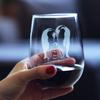 Bevvee Penguin Family - Stemless Wine Glass - Mom, Dad, Baby Penguin Themed Gifts and Decor - Large 17 oz view 3