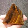 MOKACRYSTAL 50mm Quartz Crystals Healing Stones Yellow Tiger Eye Natural Crystal Stone Pyramid Crystal Crafts 1pc view 2