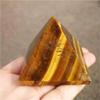 MOKACRYSTAL 50mm Quartz Crystals Healing Stones Yellow Tiger Eye Natural Crystal Stone Pyramid Crystal Crafts 1pc view 3