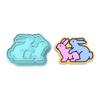 Bunnies Humping Cookie Cutter & Stamp view 1