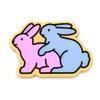 Bunnies Humping Cookie Cutter & Stamp view 3