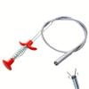 Drain Snake, Drain Clog Remover - Gutter Cleaning Tools Drain Cleaner for Toilet Sewer Shower Kitchen Bathroom Tub Clogged Drains Opener Cleaning Tool, Flexible Grabber Claw Pick Up Reacher (24 inch) view 1
