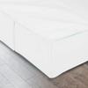 600 Thread Count 100% Cotton 1PC Tailored Pleated Bed Skirt Dust Ruffle Bed Skirt Never Lift Your Mattress Classic 18Drop Length Pleated Styling,White/Split Cal-King view 4