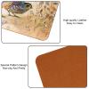 6 PCS Premium Leather Coasters for Drinks - Heat Resistant Drink Coaster - Protect Furniture from Stains Water Rings and Damage - Watercolor Common Quails view 4