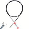 Drain Snake, Drain Clog Remover - Gutter Cleaning Tools Drain Cleaner for Toilet Sewer Shower Kitchen Bathroom Tub Clogged Drains Opener Cleaning Tool, Flexible Grabber Claw Pick Up Reacher (63 inch) view 1
