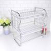Cabilock Iron Art Dish Drainer for Kitchen Rustproof Cutlery Storage Organizer Space-Saving Utensils Rack for Plates Bowls Mugs Stable Design for Home Restaurant Bar Use view 3