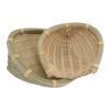2pcs Handcrafted Woven Storage Baskets Rustic Decorative Containers for Kitchen Dining and Home Natural Dustpan Style view 1