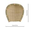 2pcs Handcrafted Woven Storage Baskets Rustic Decorative Containers for Kitchen Dining and Home Natural Dustpan Style view 2