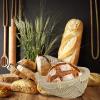 2pcs Handcrafted Woven Storage Baskets Rustic Decorative Containers for Kitchen Dining and Home Natural Dustpan Style view 3