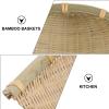 2pcs Handcrafted Woven Storage Baskets Rustic Decorative Containers for Kitchen Dining and Home Natural Dustpan Style view 4