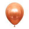12" Kalisan Mirror Chrome Copper Birthday Party Decoration Supply Latex Helium Balloons - Bag of 50 view 1