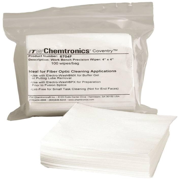 Dry Wipe,4" x 4" Sheet Size,PK1200
